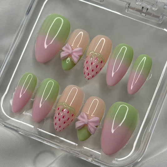 Strawberry matcha